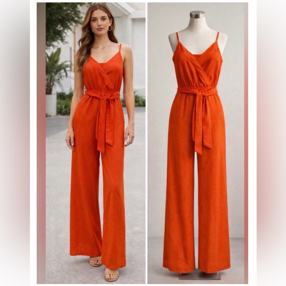 Flying Tomato Elegant Red Jumpsuit